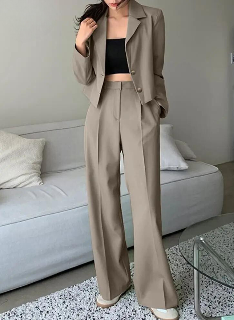 Costume Femme Élégant Pour Travail
