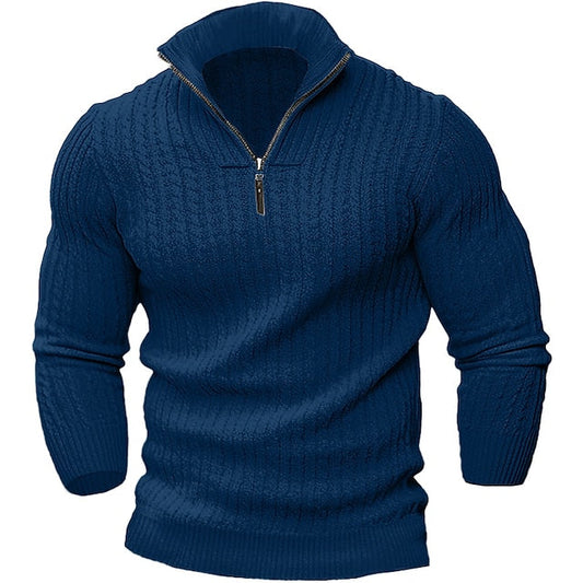 Pull Élégant à Fermeture Éclair pour Homme | Parfait pour l'Hiver - LuxeStyle