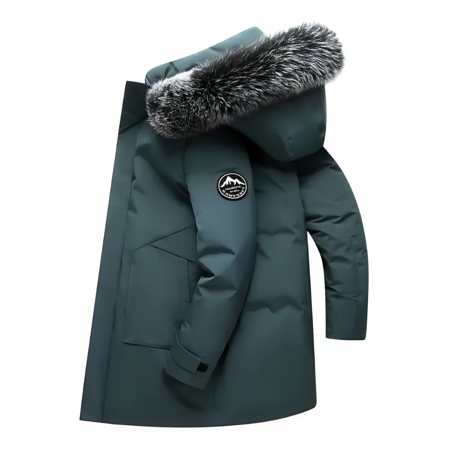 Veste Hiver Chaude à Capuche Fourrée