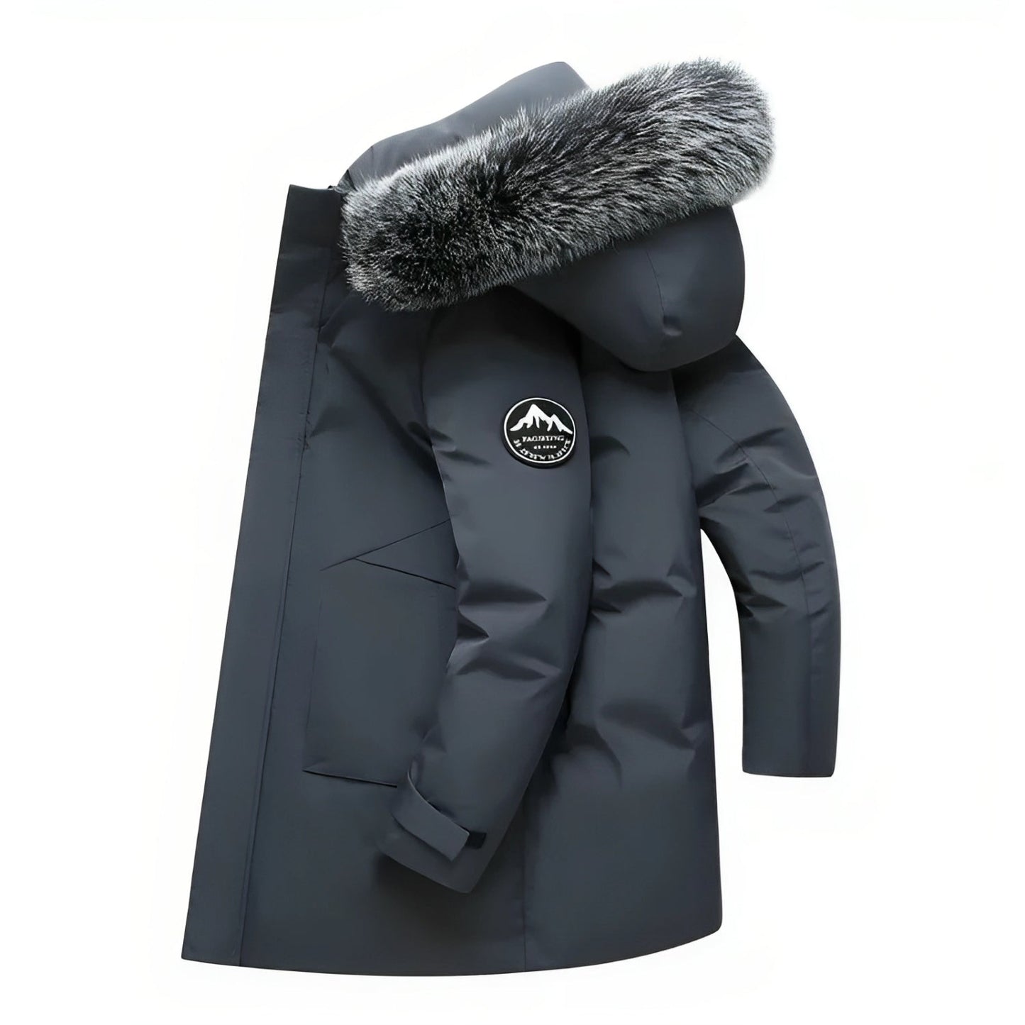 Veste Hiver Chaude à Capuche Fourrée