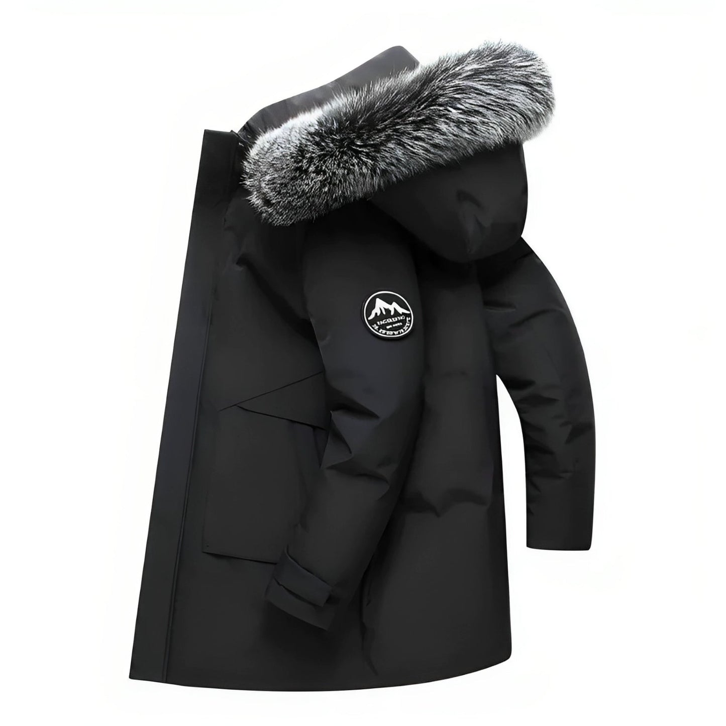 Veste Hiver Chaude à Capuche Fourrée - LuxeStyle