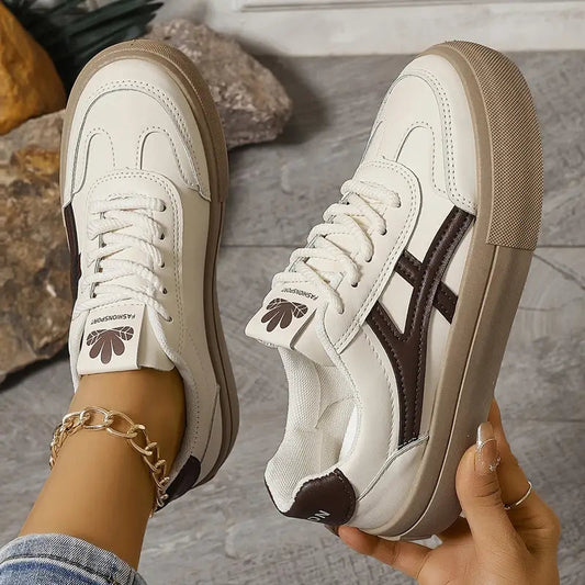 Chaussures à lacets Féminines à bout arrondi - LuxeStyle
