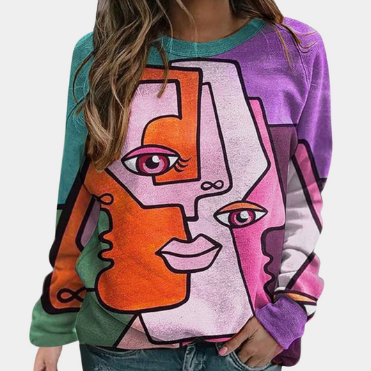 LILLIAN - Sweat-shirt Artistique pour Femmes