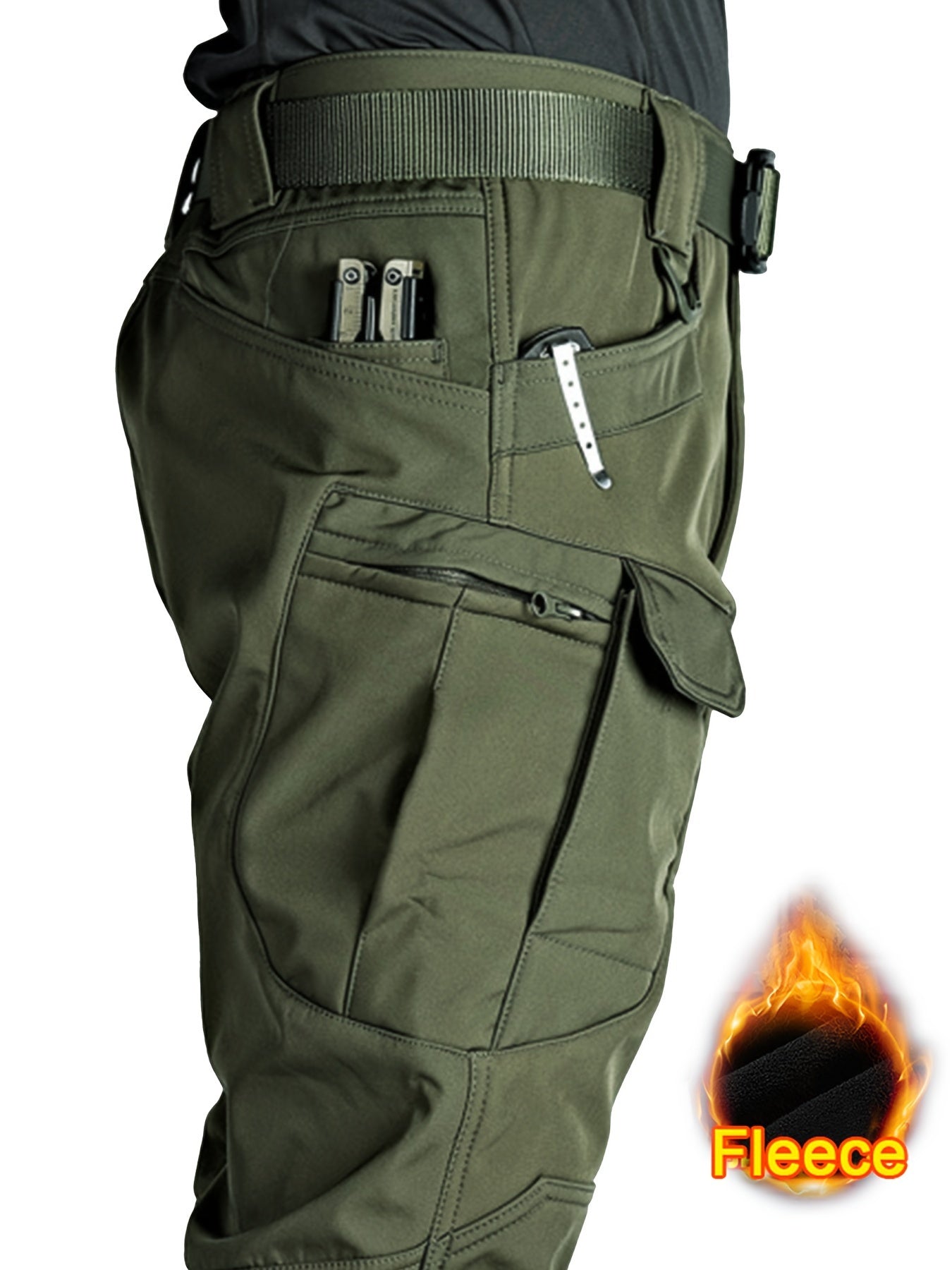 TrailShield™ – Pantalon Cargo Homme Waterproof et Doublé pour Hiver