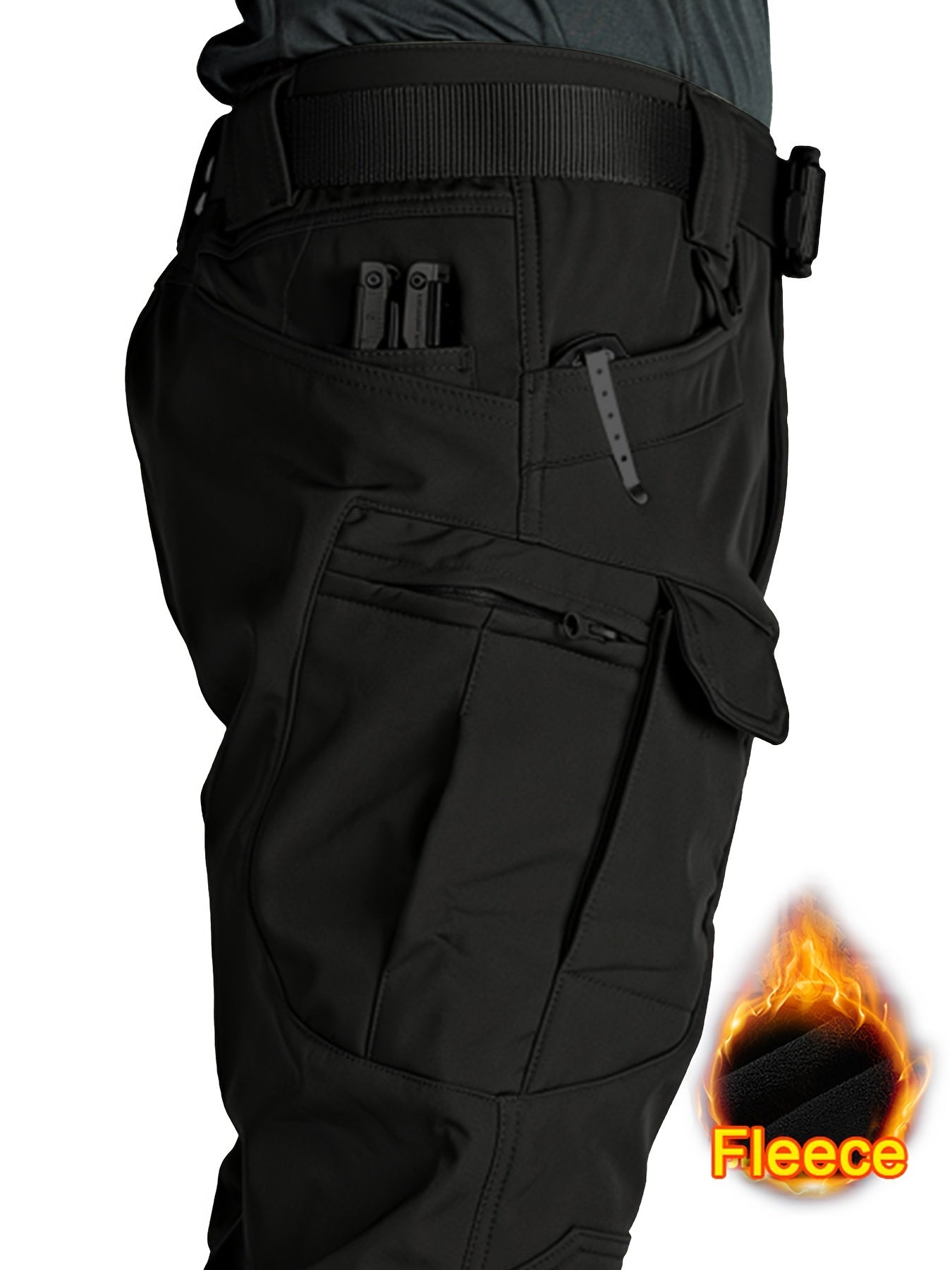 TrailShield™ – Pantalon Cargo Homme Waterproof et Doublé pour Hiver