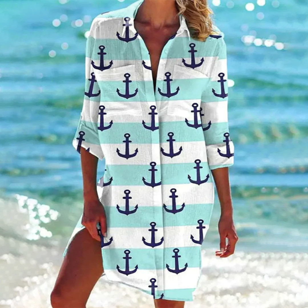 Chemise Élégante à Manches Courtes pour Femme