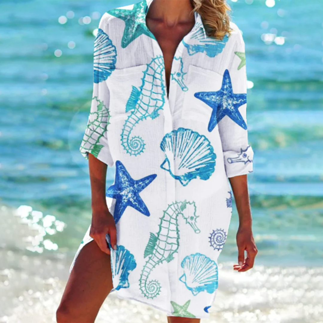 Chemise Élégante à Manches Courtes pour Femme