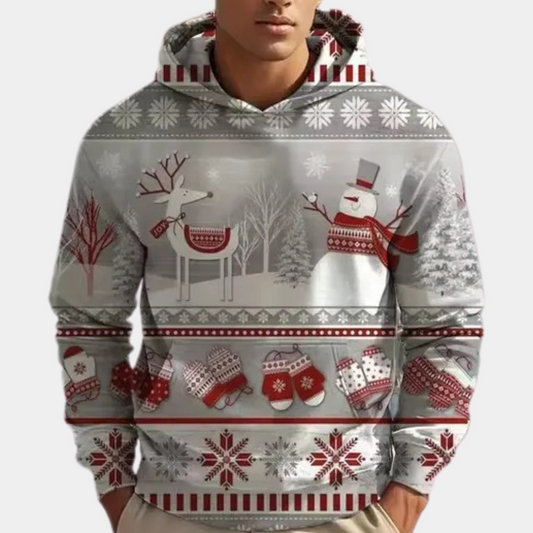 DARION - Sweat à Capuche de Noël pour Hommes