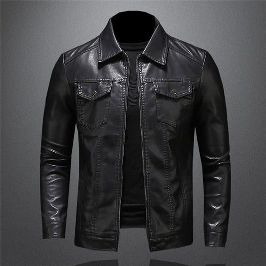 Veste Cuir Homme Classique et Résistante - LuxeStyle