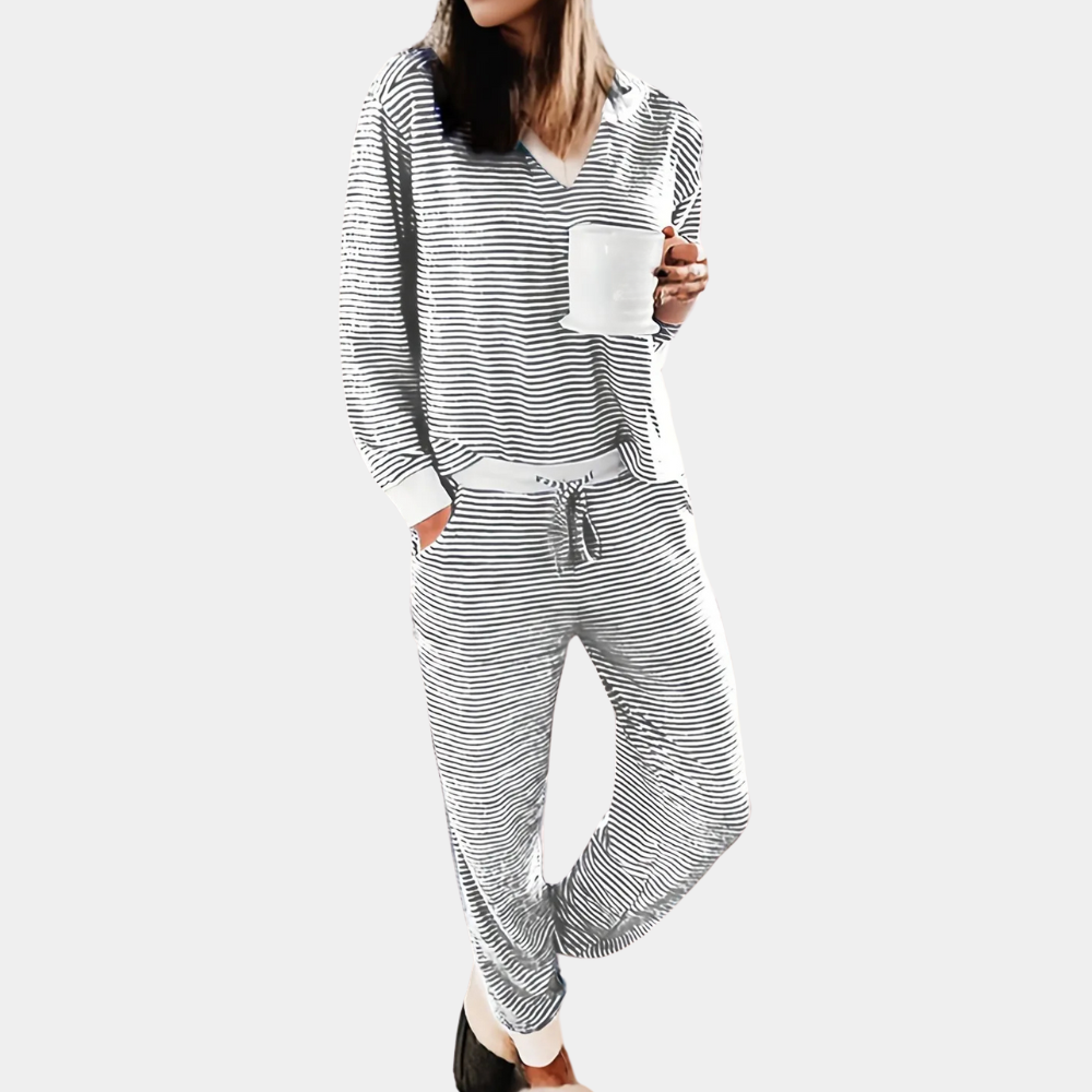Pyjama Femme Confortable Deux Pièces - LuxeStyle