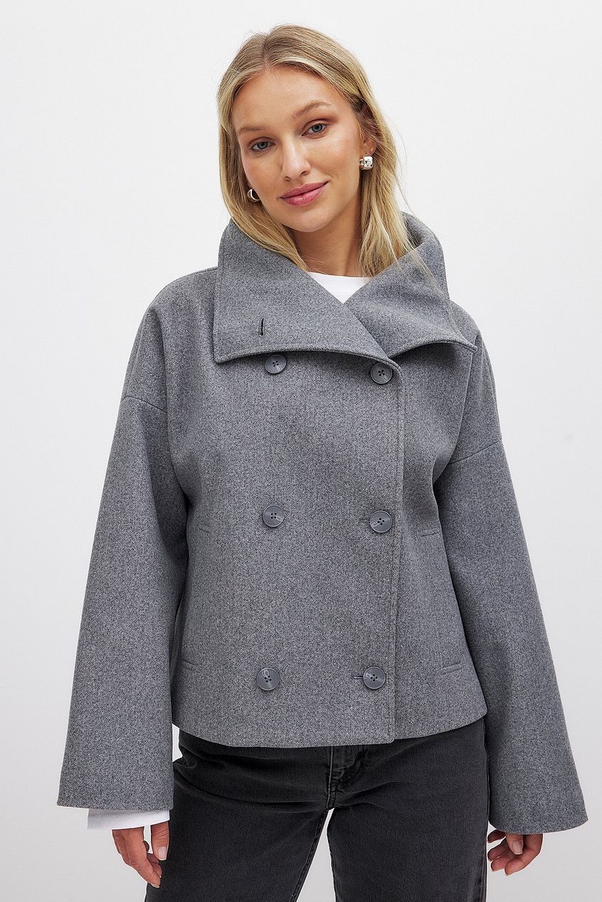 Veste femme Élégante Laine Douce Fermure Double - LuxeStyle