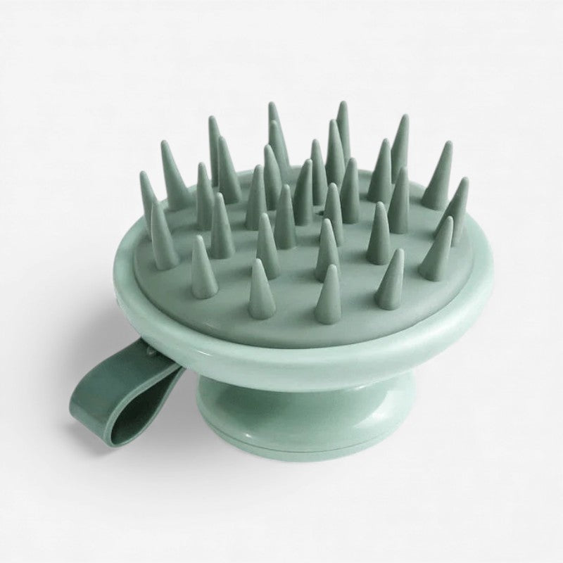 Brosse de massage douce pour cuir chevelu