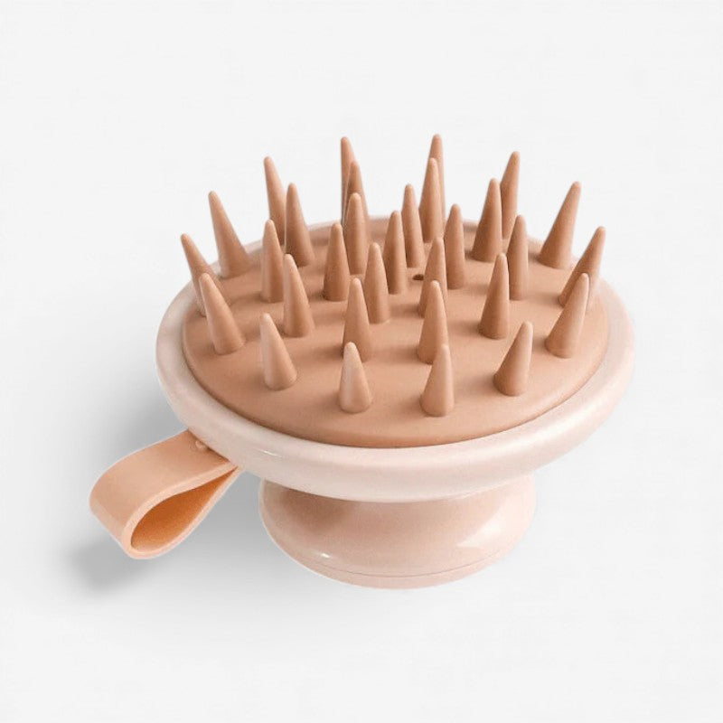 Brosse de massage douce pour cuir chevelu
