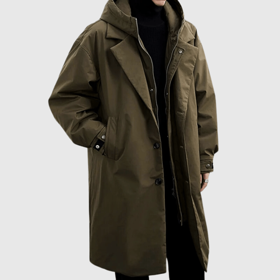 Veste imperméable sport avec capuche ajustable - LuxeStyle