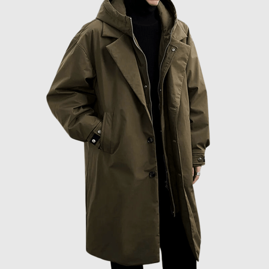 Veste imperméable sport avec capuche ajustable - LuxeStyle