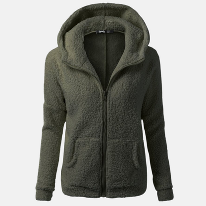 Veste Hiver Féminine avec Doublure Chaude