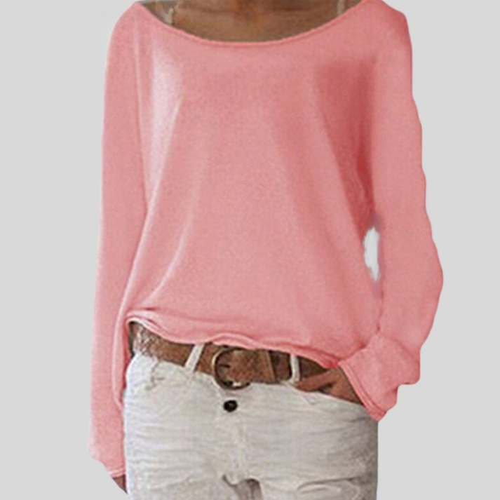 Chemise Femme Décontractée Col Rond - LuxeStyle