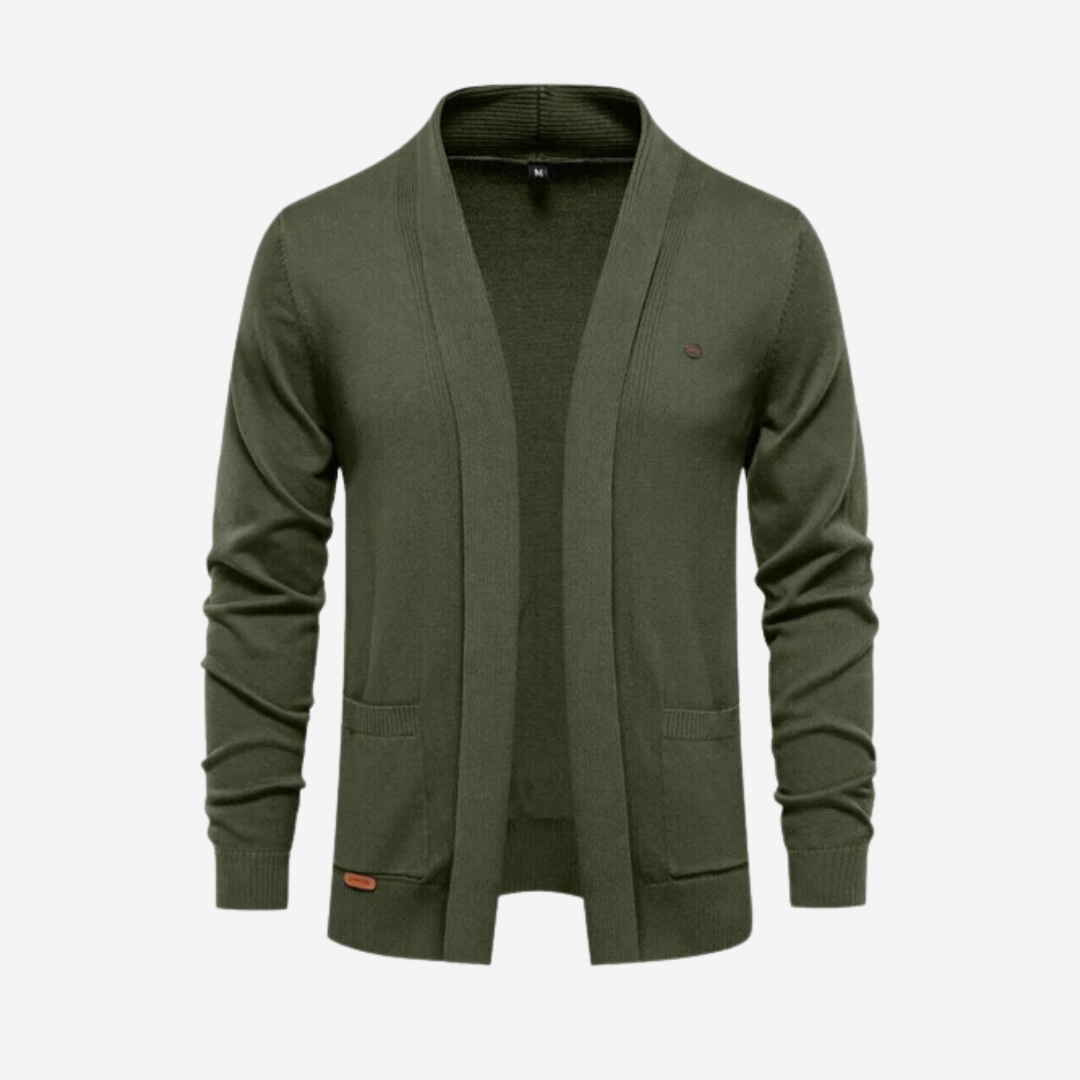 Cardigan Décontracté Tricot Ouvert