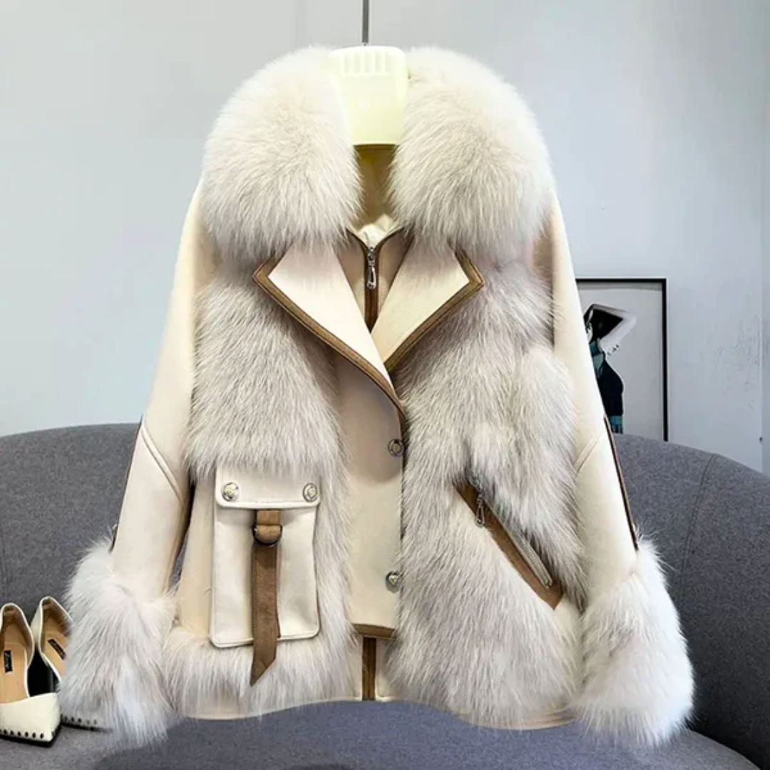 Manteau Femme Élégant Long Col Montant pour Hiver - LuxeStyle