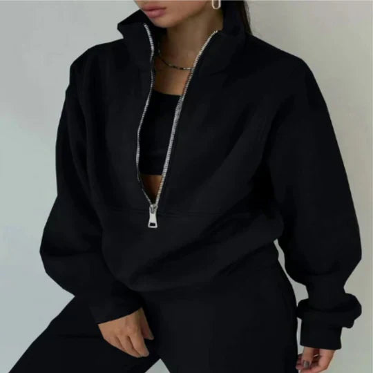Sweat à capuche décontracté pour femme