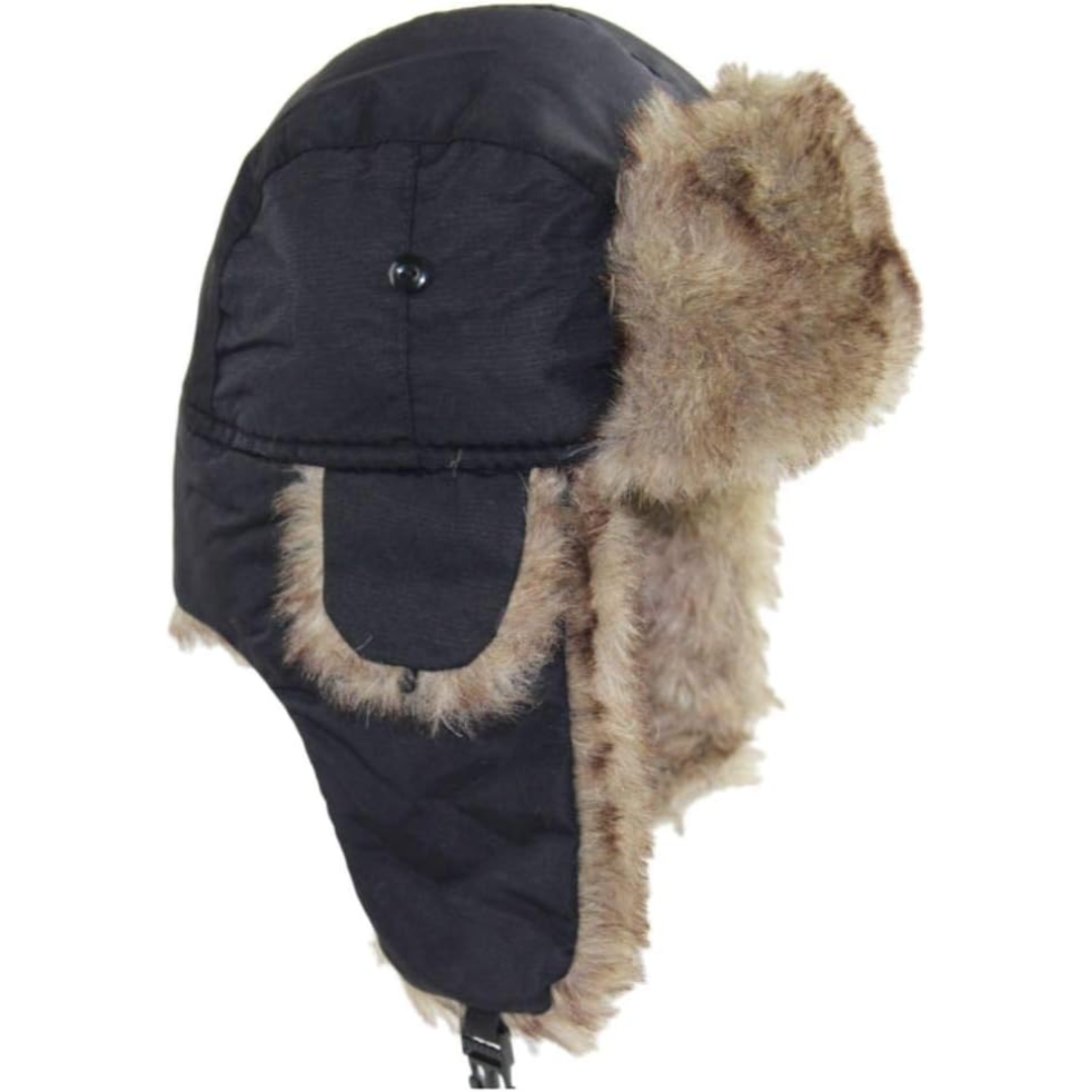 Bonnet Hiver Doublé Cache-Oreilles Étanche