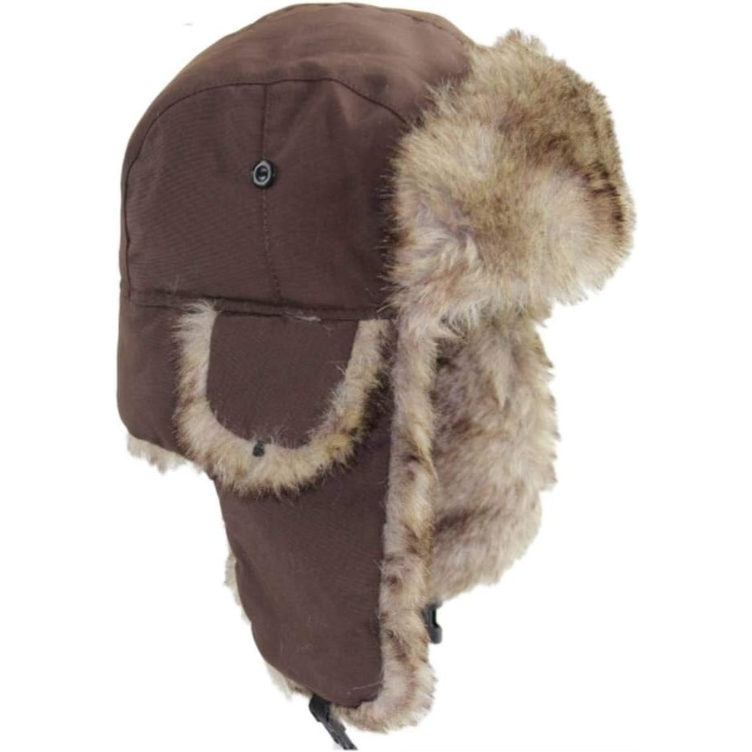 Bonnet Hiver Doublé Cache-Oreilles Étanche