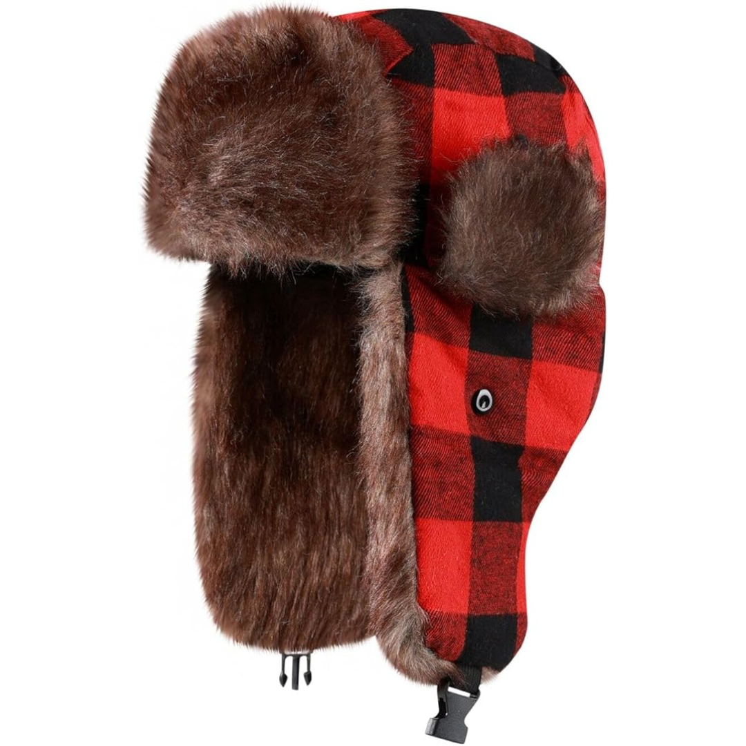 Bonnet Hiver Doublé Cache-Oreilles Étanche