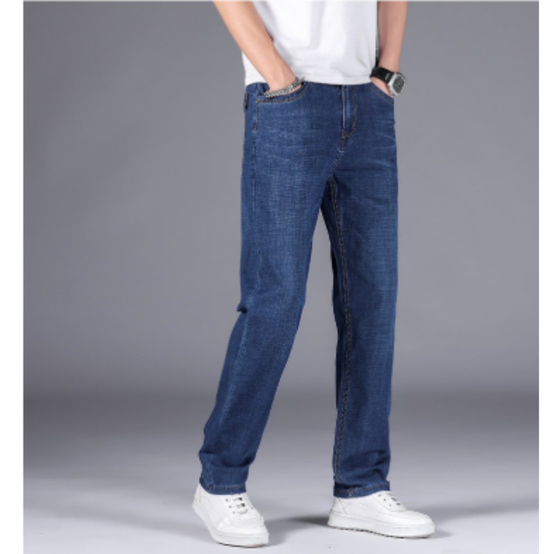 Jeans Détente Noir Homme Relaxe