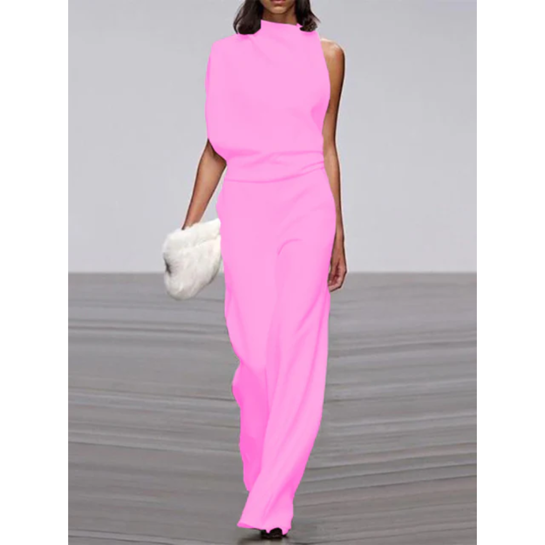 Robe de détente femme col rond sans manches