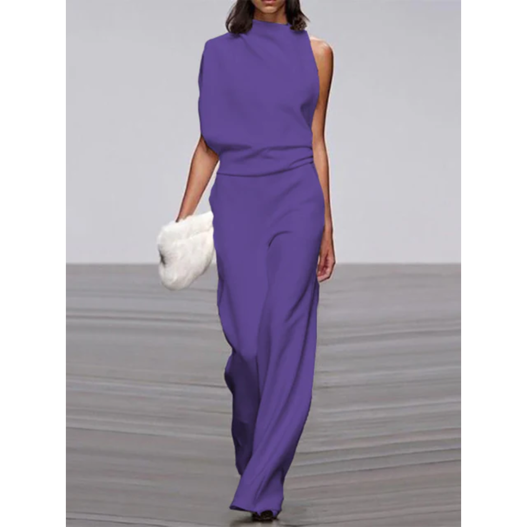 Robe de détente femme col rond sans manches