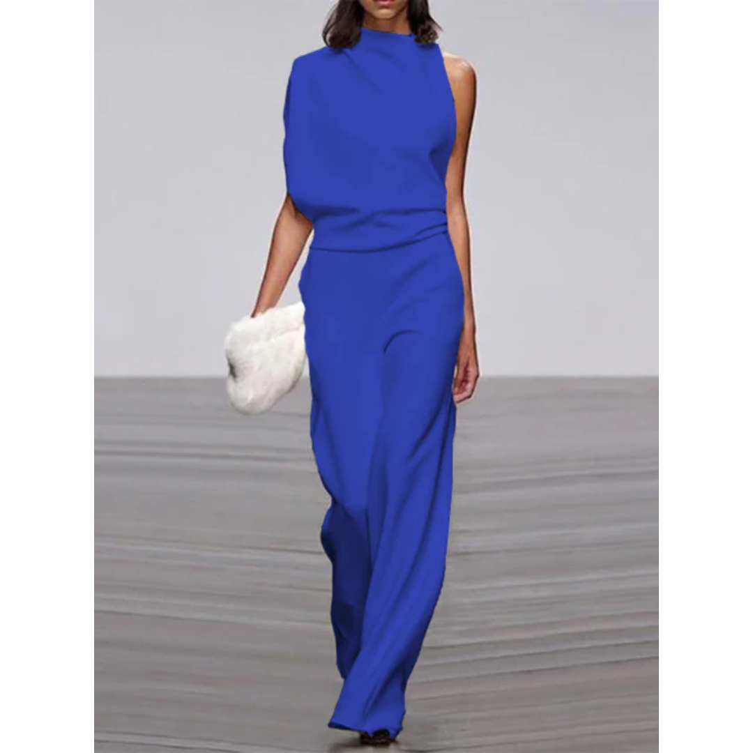 Robe de détente femme col rond sans manches