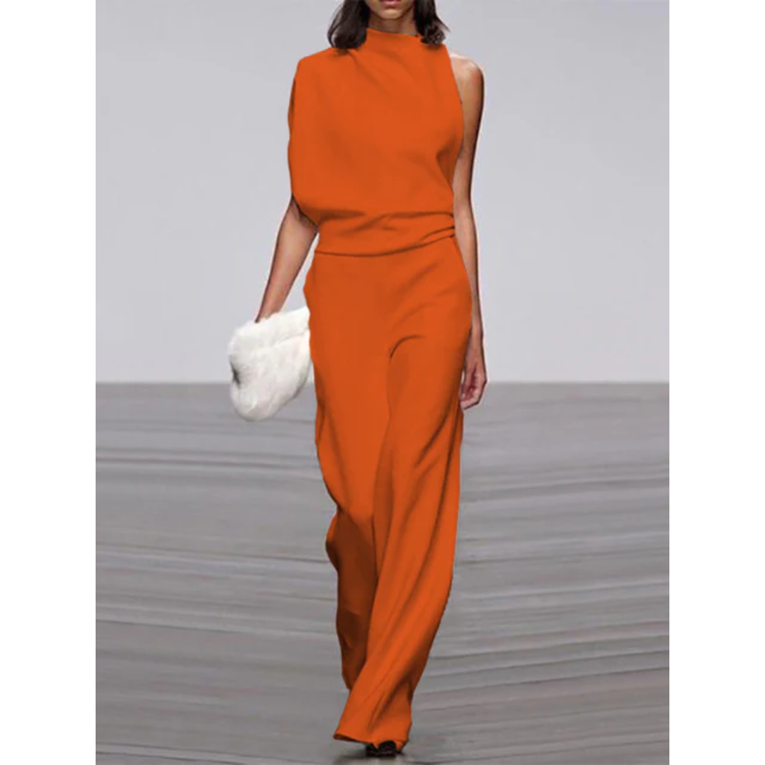 Robe de détente femme col rond sans manches