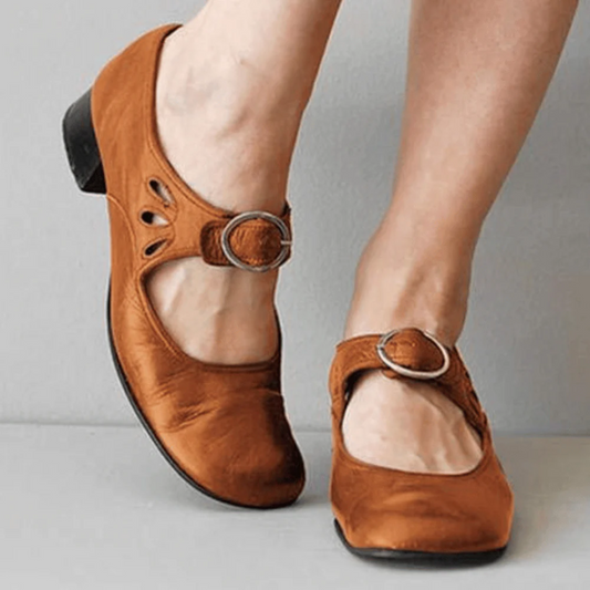 Sandales Femmes Chic À Talon Plat Et Boucle Déco - luxestyle