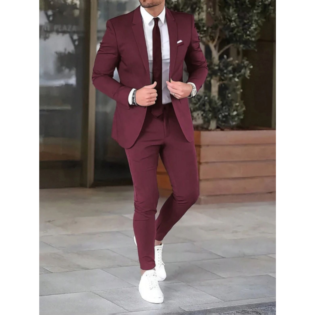 Costume Élégant Mariage Homme | Tenue Cérémonie Chic