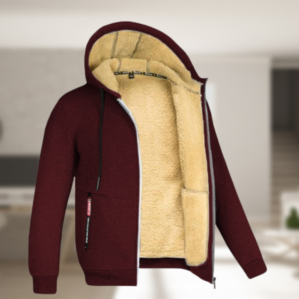 Veste à capuche tendance zippée homme