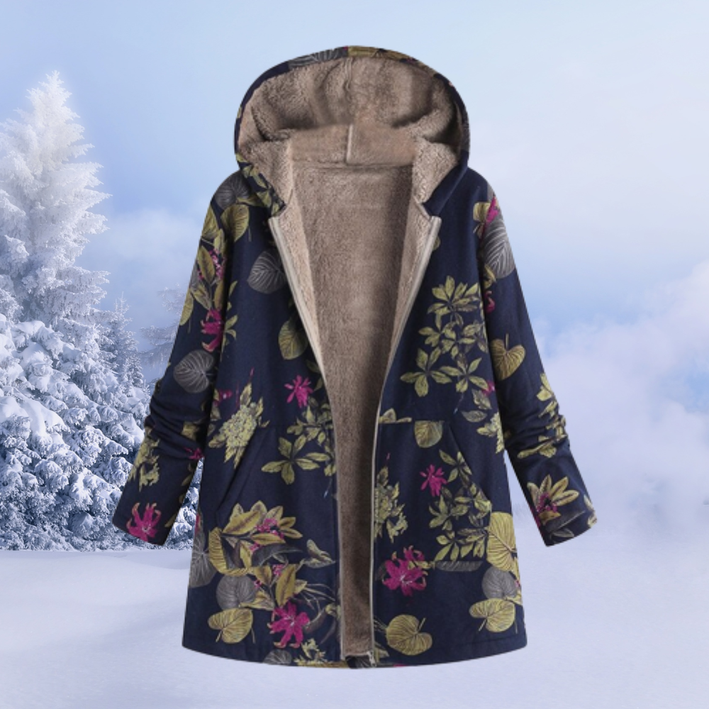 Veste Hiver Féminine Élégante à Capuche Douce et Chaude - LuxeStyle