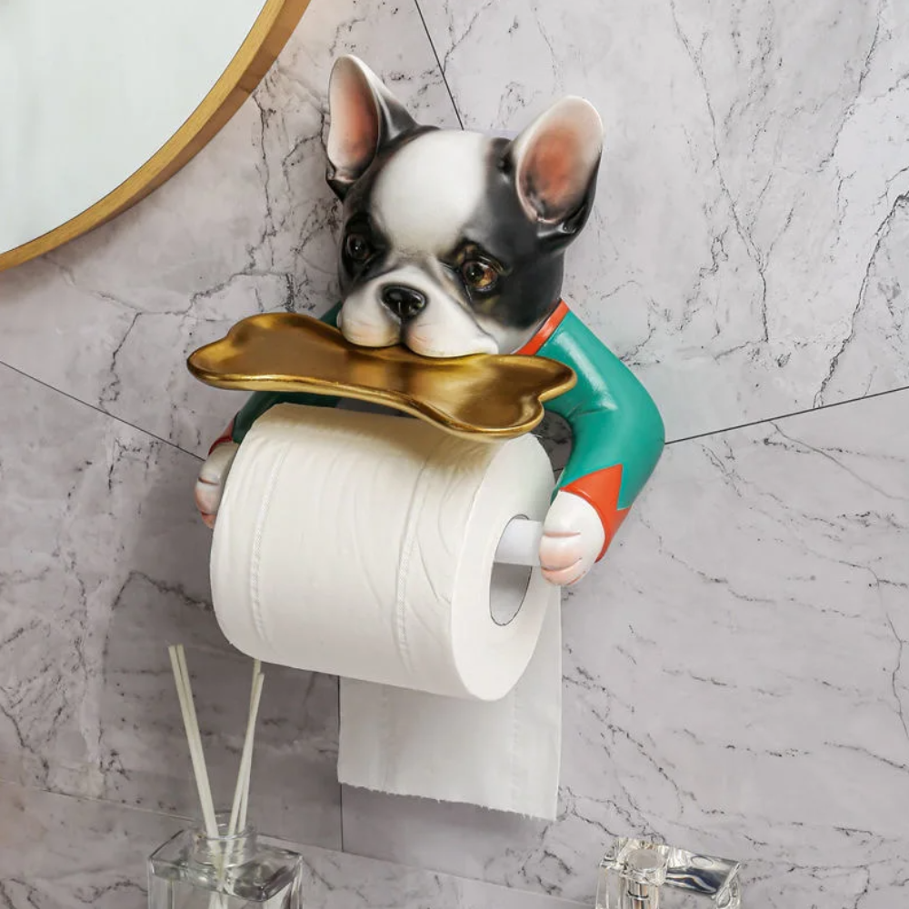 Boîte à Papier Mignon Chien avec Compartiment