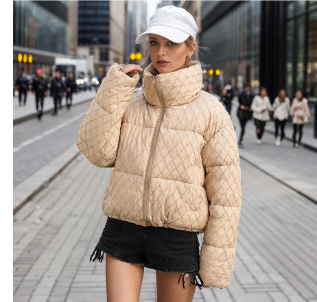 Veste Douillette Zippée pour Femme Hiver