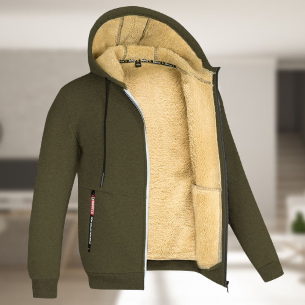 Veste à capuche fine et élégante pour homme