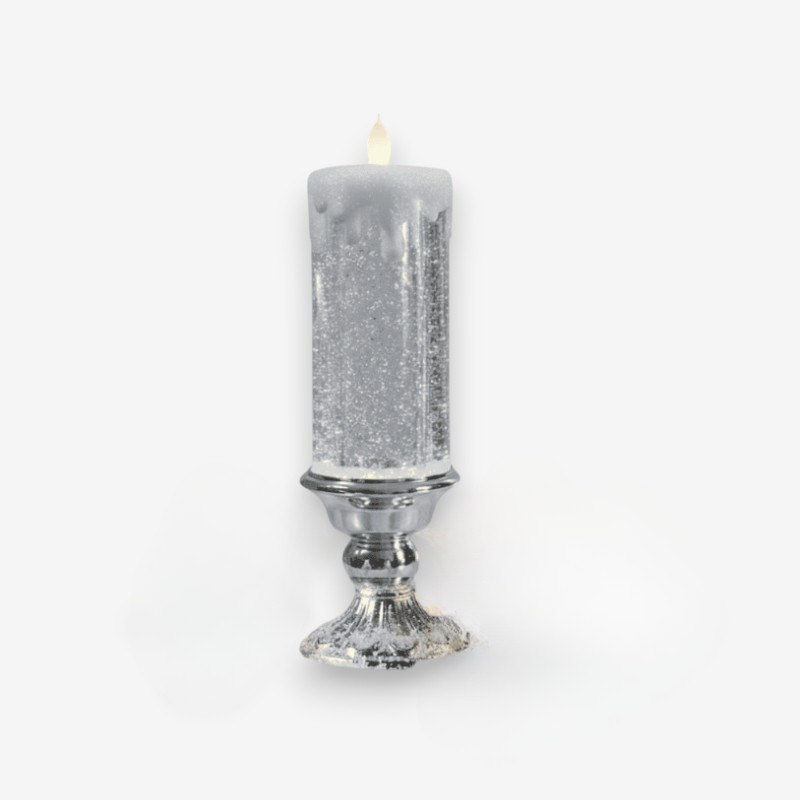 Bougie LED Élégante à Effet Tourbillon Scintillant - LuxeStyle