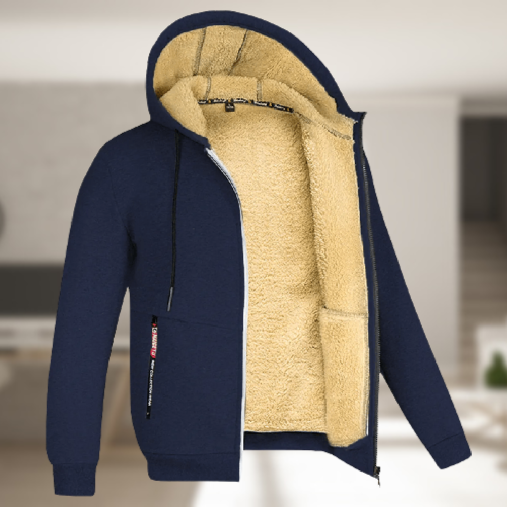 Veste à capuche tendance zippée homme