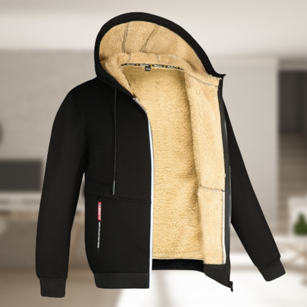 Veste à capuche fine et élégante pour homme
