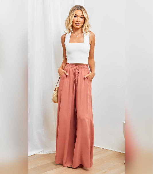 Pantalon Femme Authentique Ceinture Élastique pour Tous les Jours - LuxeStyle