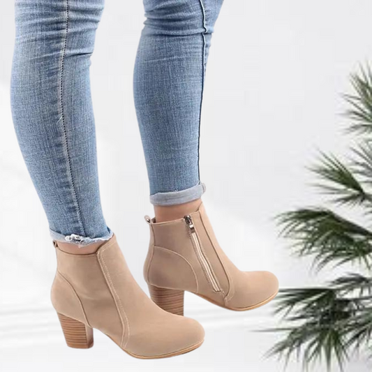 Bottines Femmes Élégantes à Fermeture Éclair - LuxeStyle