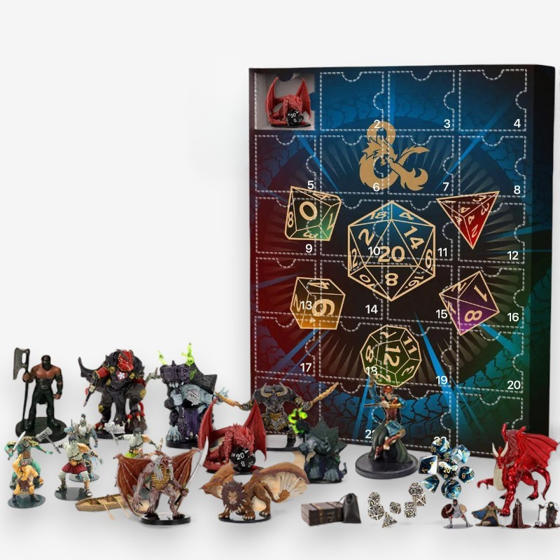 Calendrier de l'Avent D&D avec Miniatures - LuxeStyle
