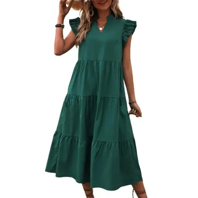 Robe Longue Élégante Marine pour Femme | Parfaite pour les Soirées Chic