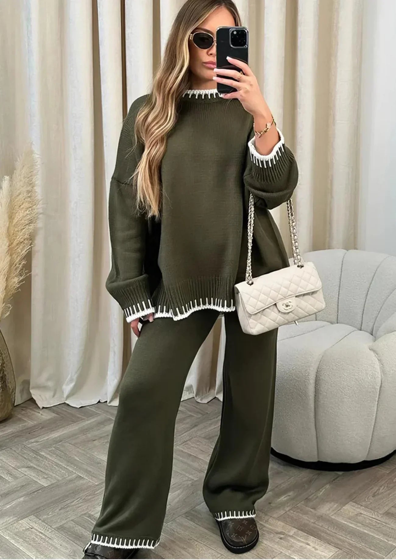 Ensemble Détente Femme - Set Maille Doux et Confortable