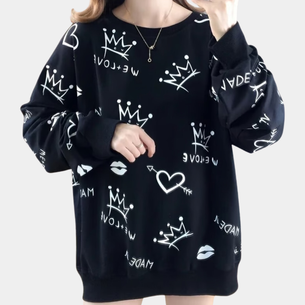 JOSIE - Pull Décontracté à Motifs pour Femmes