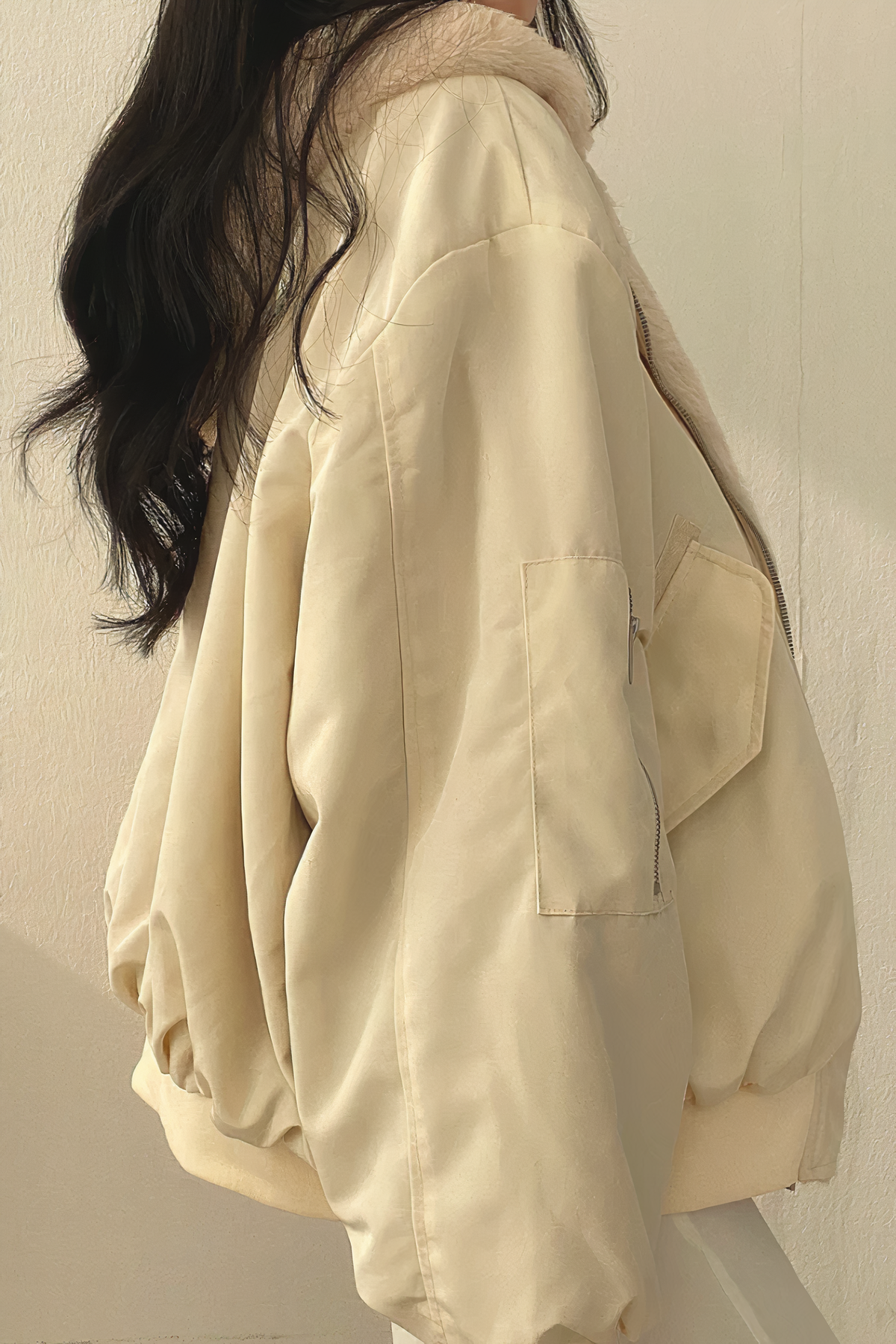 Veste Blouson Femme Hivernale Fourrure Douce - LuxeStyle