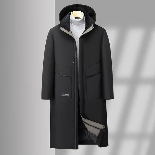 Parka Hiver Noir Homme Doublé Isolant - LuxeStyle